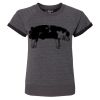 Women's Sweetheart French Terry Short Sleeve Pullover Thumbnail