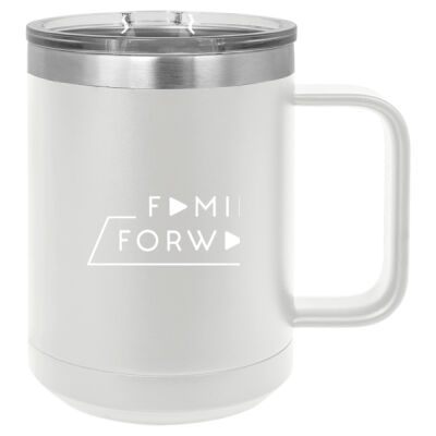 Family Forward - Polar Camel 15 oz. Coral Vacuum Insulated Mug with Slider Lid 2 Thumbnail