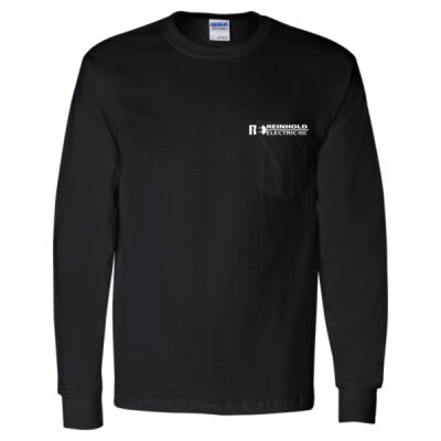 Reinhold Electric Unisex Ultra Cotton® Long Sleeve Pocket T-Shirt - 2410 Thumbnail