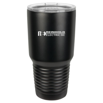 Reinhold Electric - Polar Camel 30 oz. Coral Ringneck Vacuum Insulated Tumbler w/Lid & Silver Ring  Thumbnail